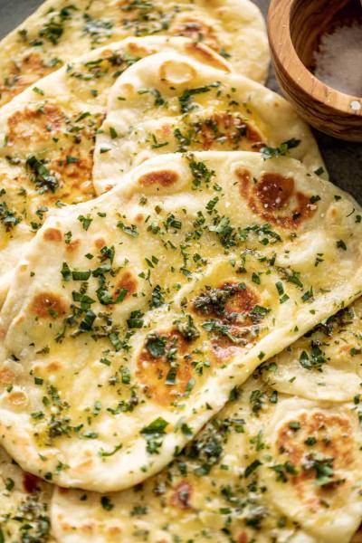Garlic Butter Naan Bread