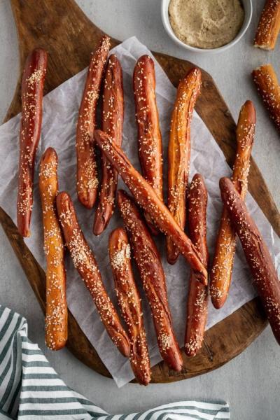 Homemade Hard Pretzel Rods